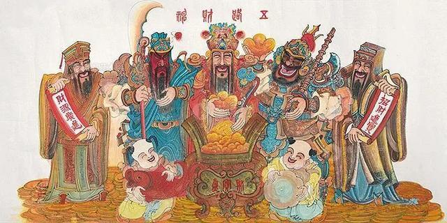也是我国民间主要供奉的五大财神,包括东路财神比干,南路财神柴王爷