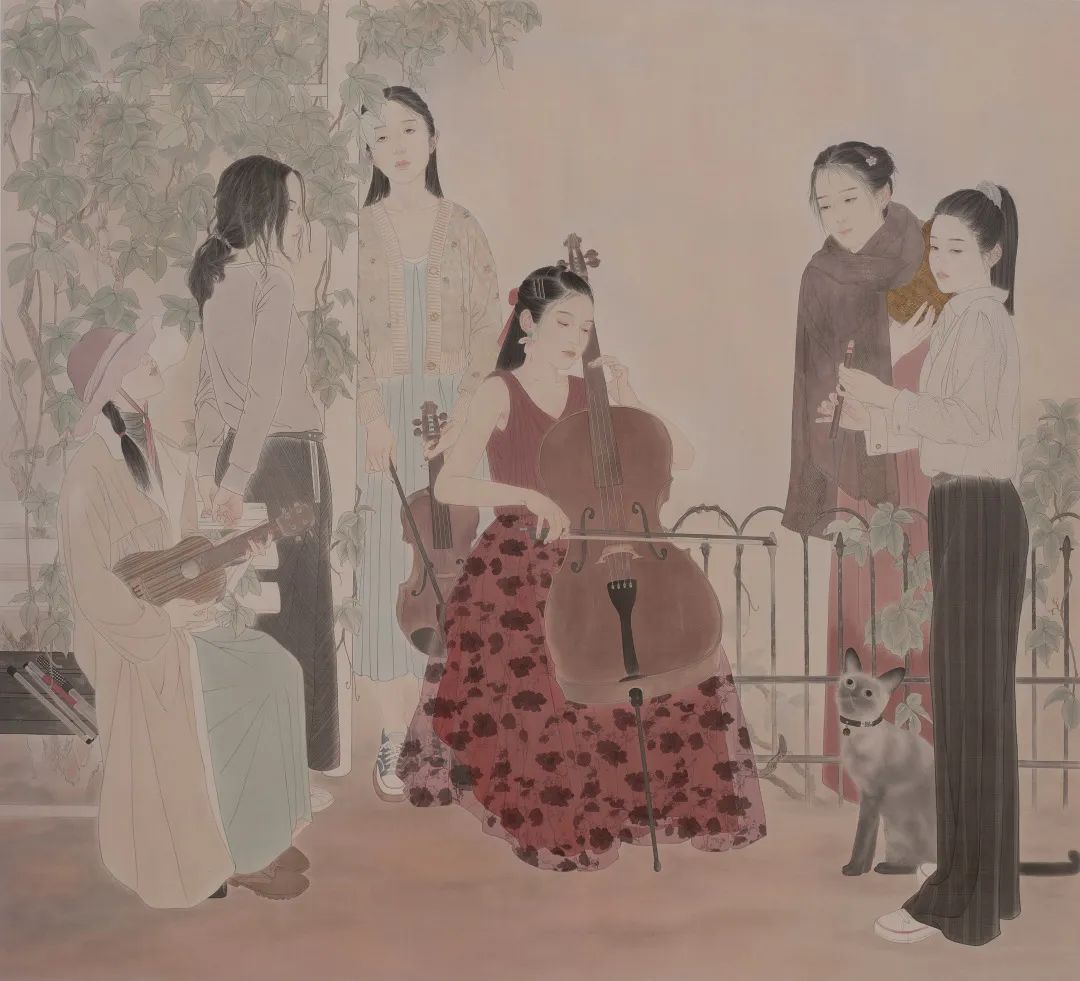 奥运会冠军2021年怎么画(2021天津美院研究生毕业展作品欣赏（人物画）)