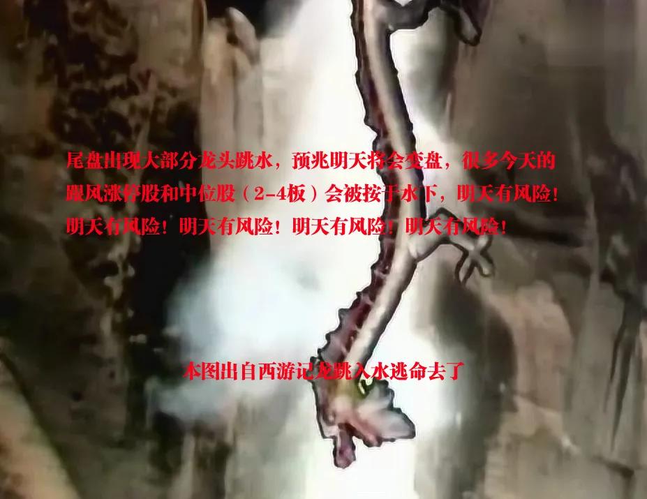 尾盘的龙头跳水(龙头尾盘跳水图片)