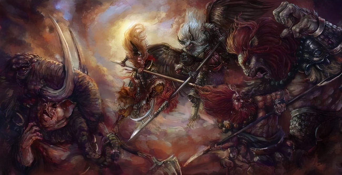 星观西游，青狮精没闹过天宫，大鹏也打不过猴子