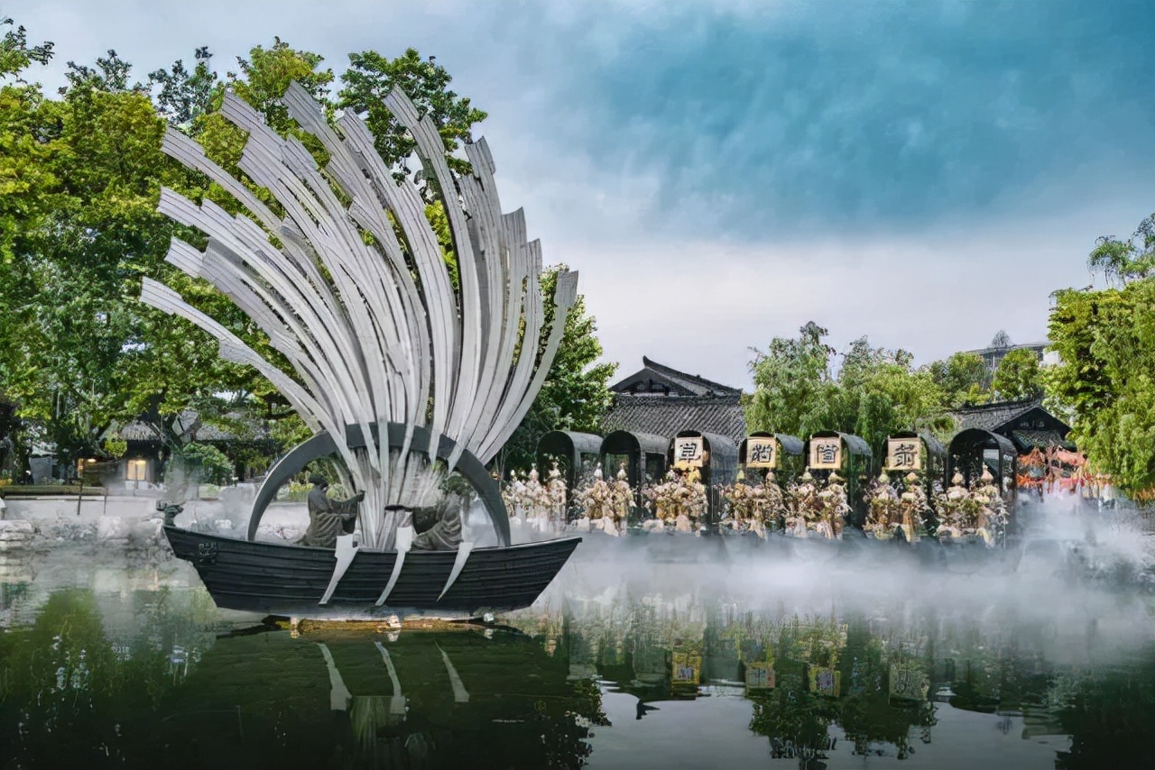 传奇故事,千古流传巧借东风,火烧曹营.