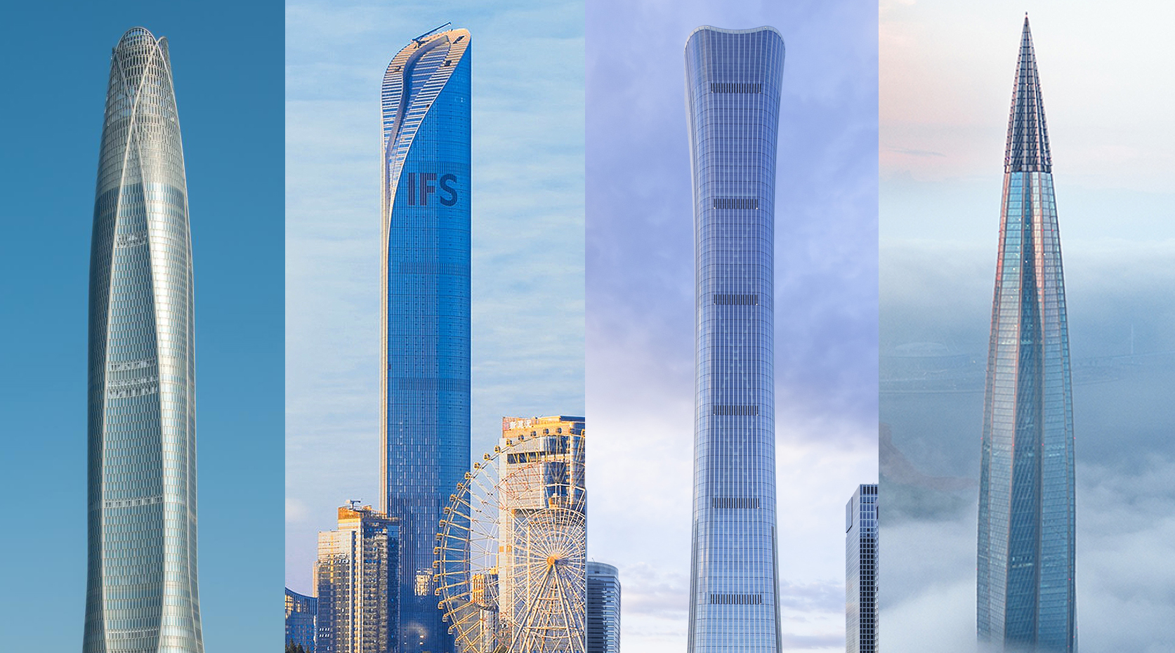 世界最高楼排名(截止至2021年全球最高的二十栋摩天大楼，11栋位于中国)