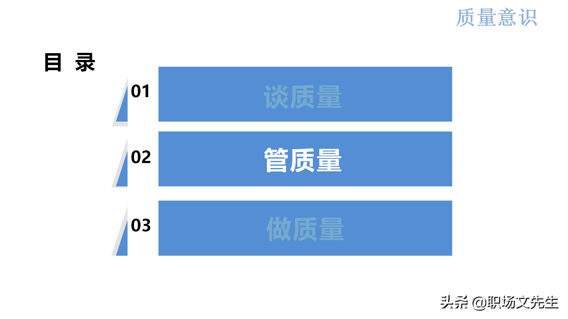 质量系统战略实现路径：44页新鲜的质量意识培训，质量意识总结