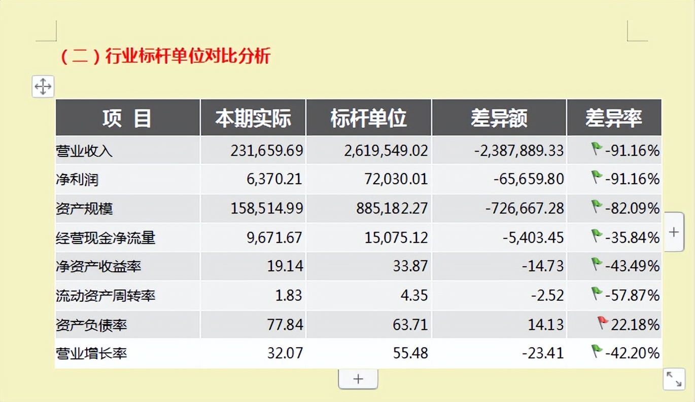 财务经理：汇总的企业财务分析报告，图文结合内容详细