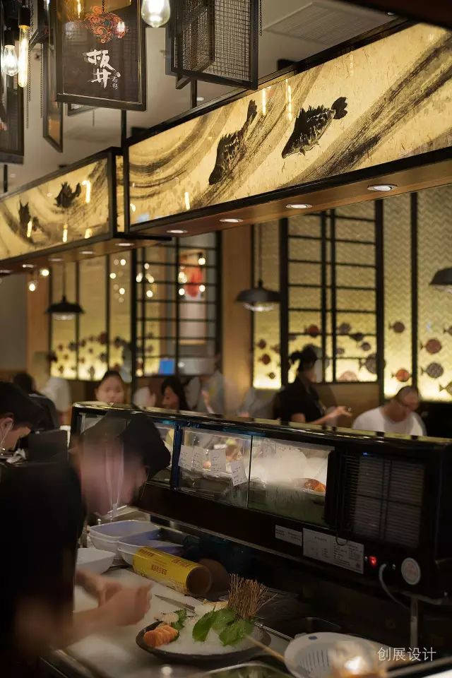 网红日式料理寿司店设计案例，东莞板井寿司，by创展空间设计