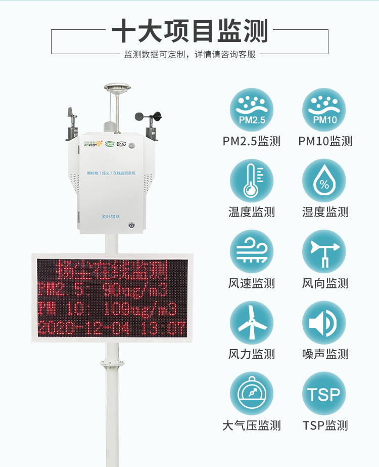 扬尘在线监测系统，24小时监测施工现场粉尘情况