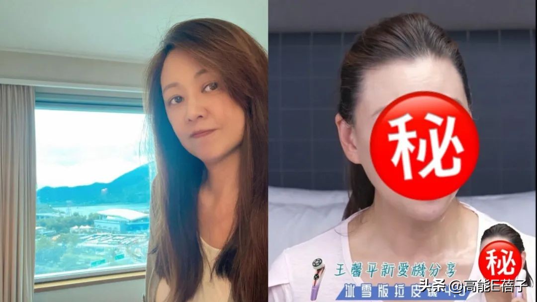 53岁王馨平晒真实素颜，却被嘲样貌老10岁？