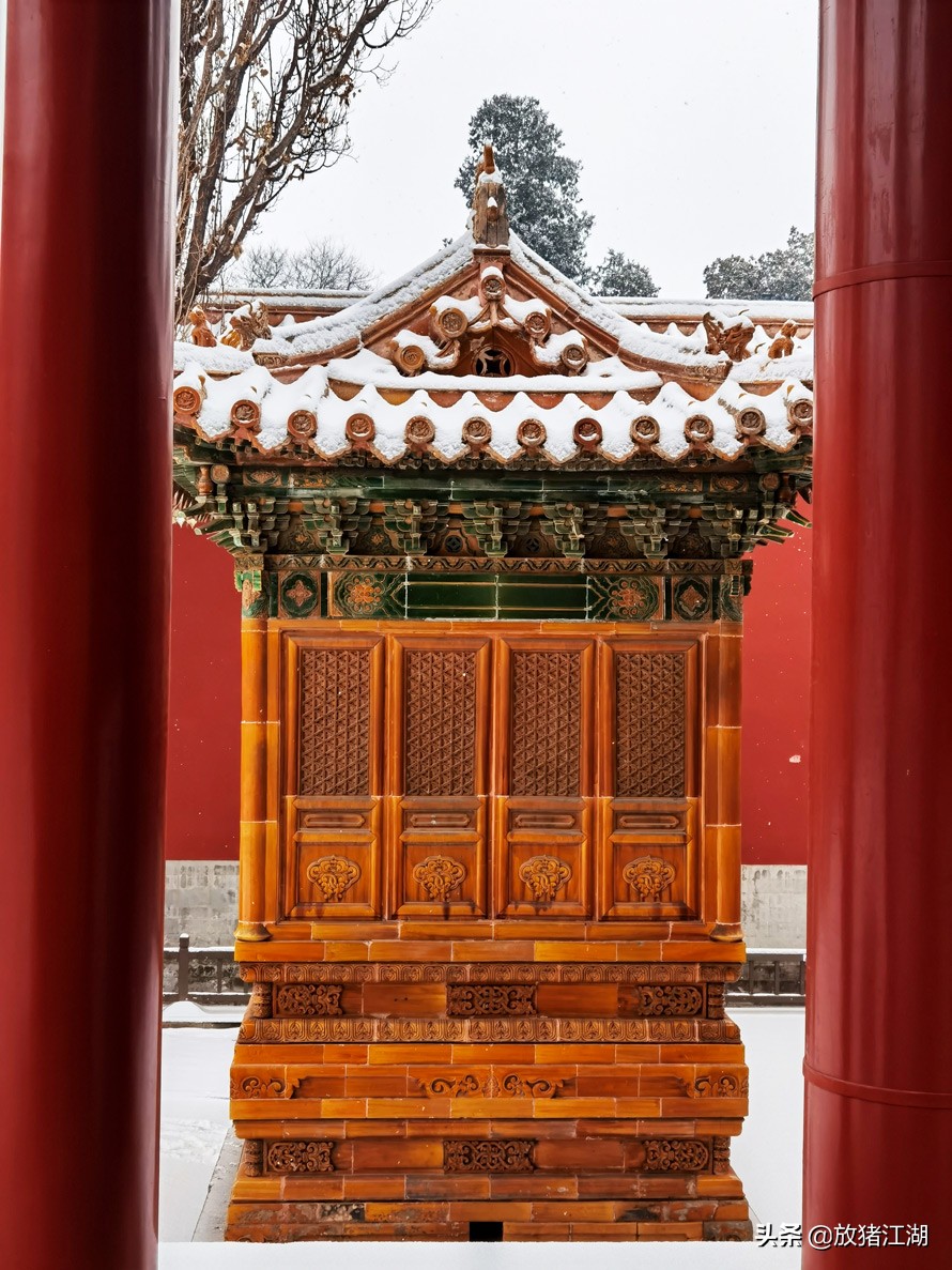 600年的紫禁城，一场大雪覆盖金瓦红墙，美得不动声色