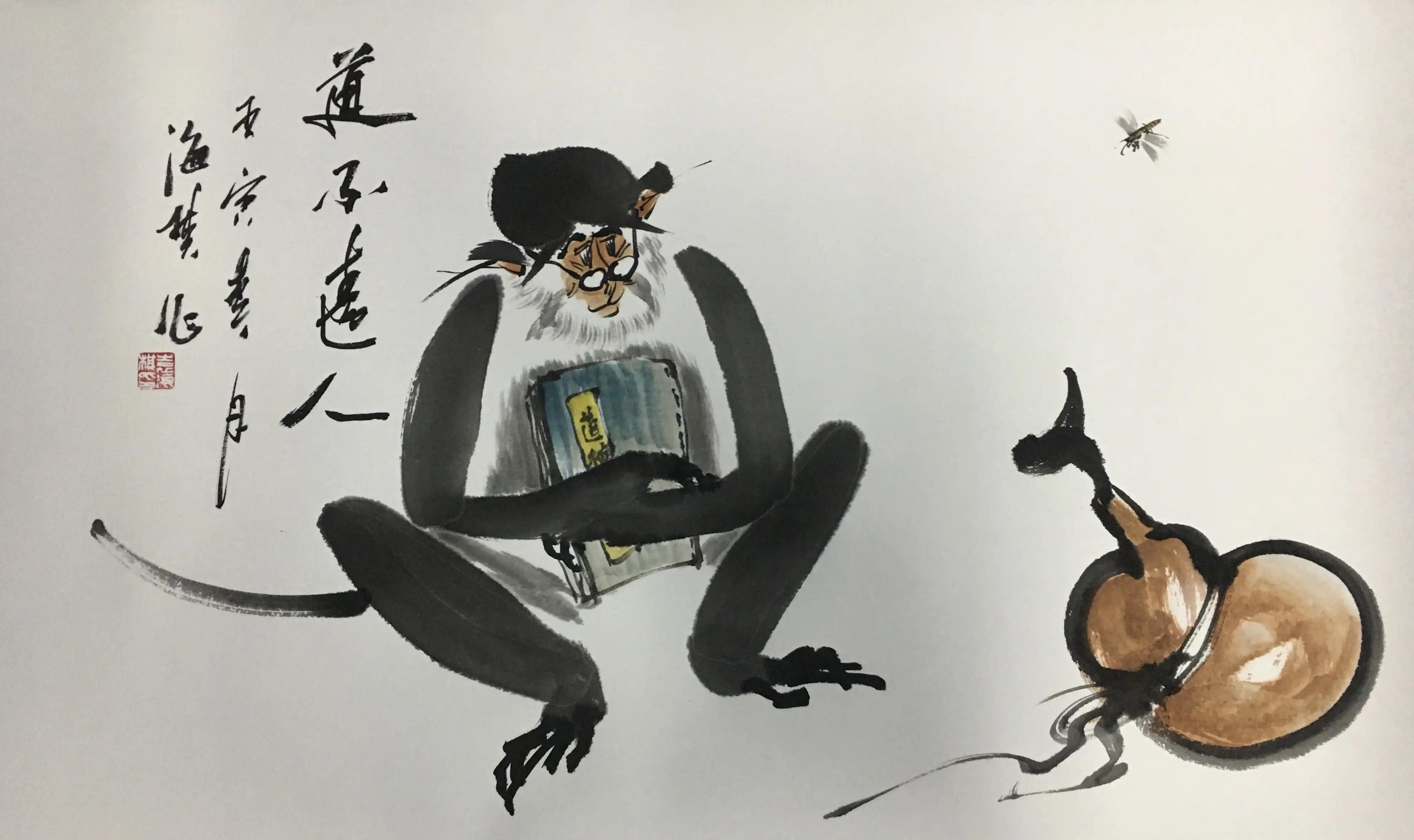 67大道至简61老墨写意——记袁海棋对写意花鸟