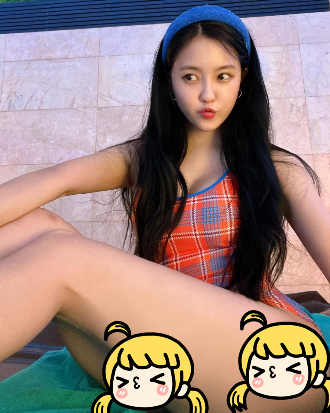 “丰满身材，健康腿型”，T-ara孝敏晒泳装照，火辣身材吸睛