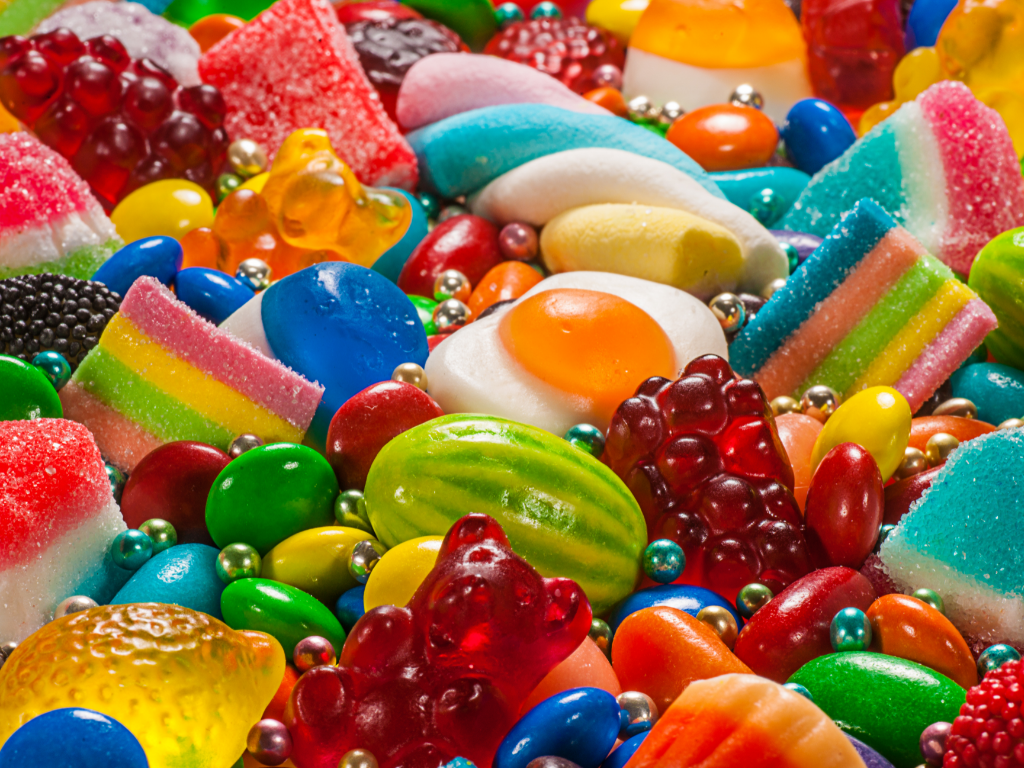 糖果颜色越鲜艳，人工色素含量可能就越多
