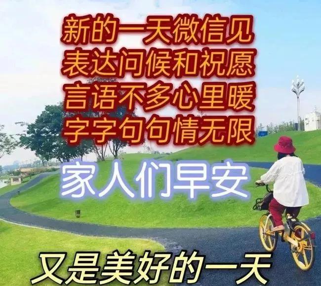 头条周二非常阳光早上好正能量问候表情祝福图片带字