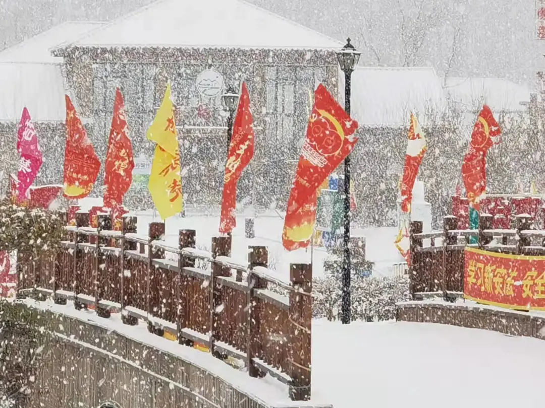 日暮苍山远，白雪落田园，去乡间寻找幸福感！