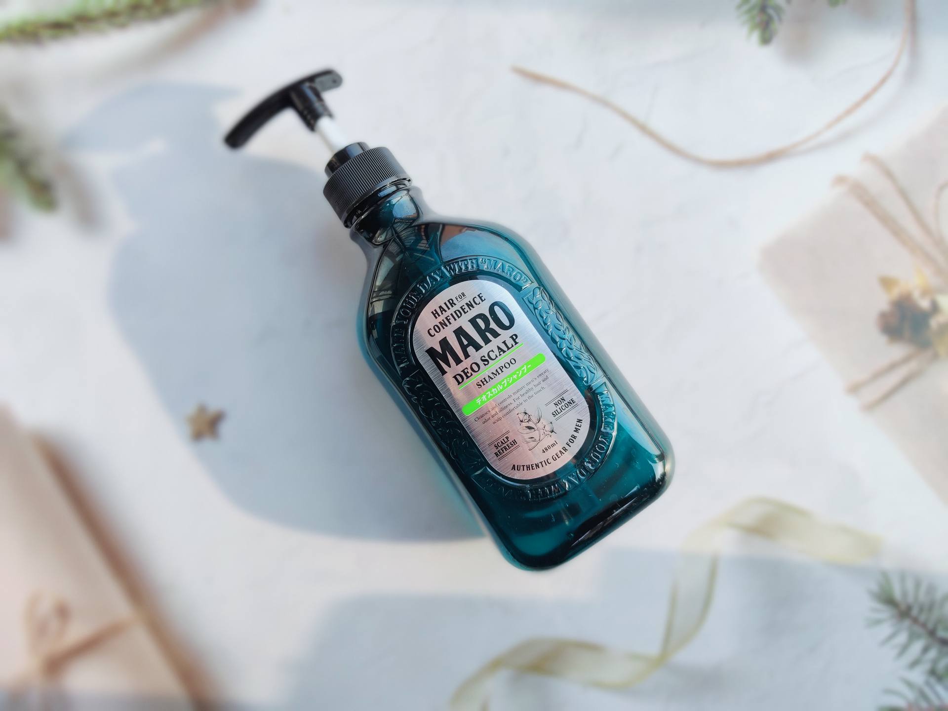 2,摩隆(maro)净爽去屑控油男士无硅油洗发水