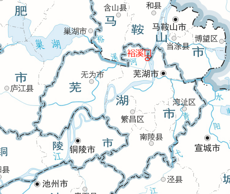 安徽省三大城市：安庆、芜湖、凤阳