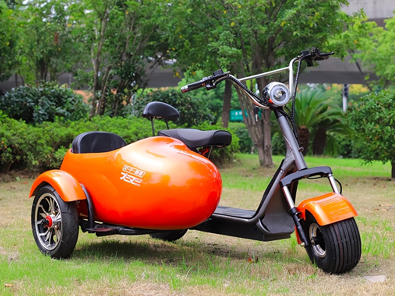 2款边三轮电动车来了,外观酷炫续航远,骑在路上很拉风