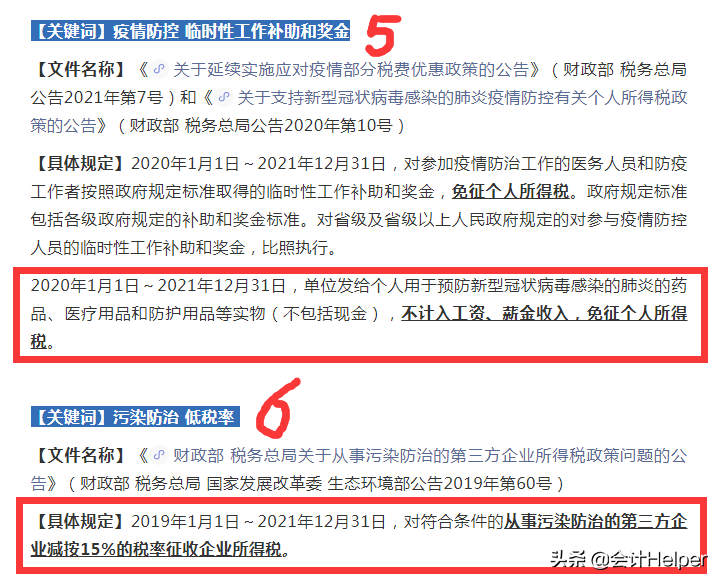 @财务人员：这些税收政策于2021年12月31日即将到期，请收藏备查