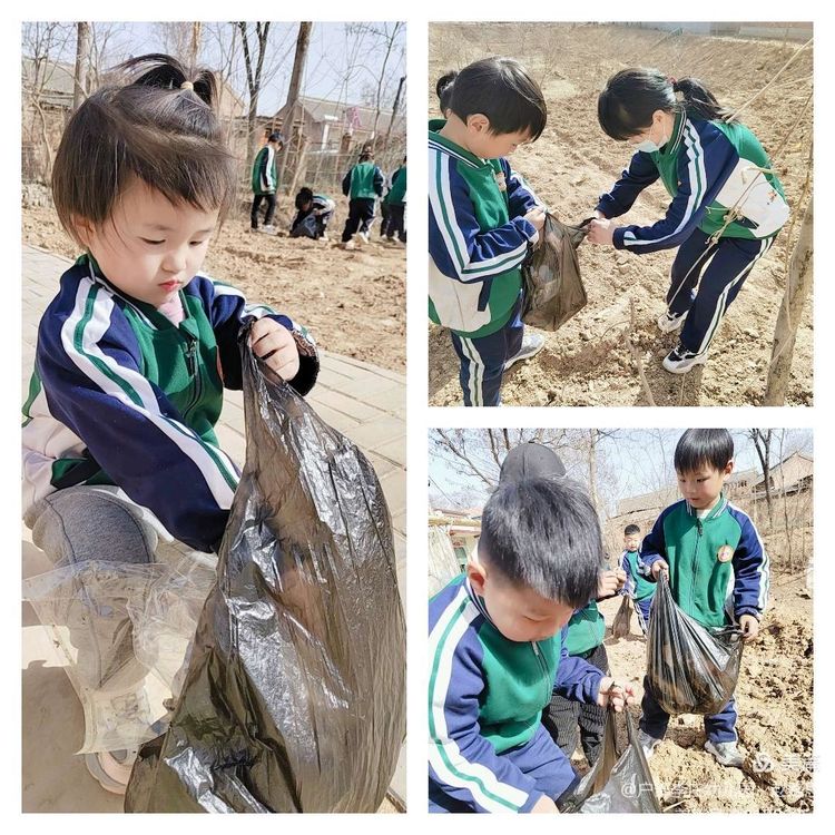 清洁家园 从我做起——肥乡区户部李庄幼儿园爱国卫生运动记录