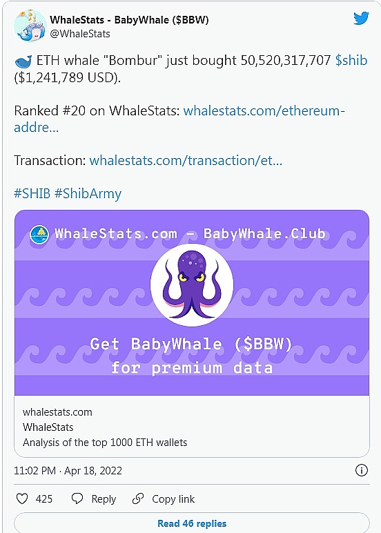 解读以太坊巨鲸购买 SHIB 背后的真正意义