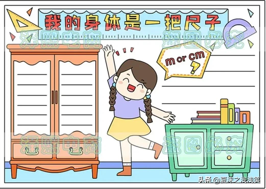 小学生数学常用手抄报200张