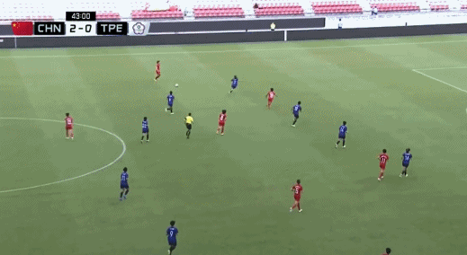 中國女足VS臺北女足（半場-中國女足2-0中國臺北女足 王珊珊助張琳艷建功 姚偉造對手烏龍）