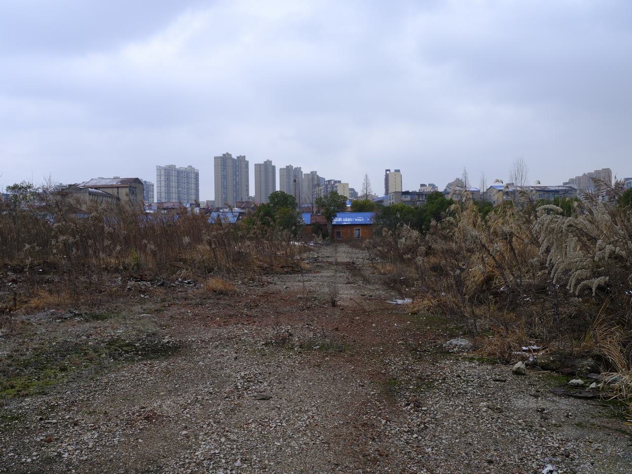 武汉市汉南化工总厂拆除后的影像