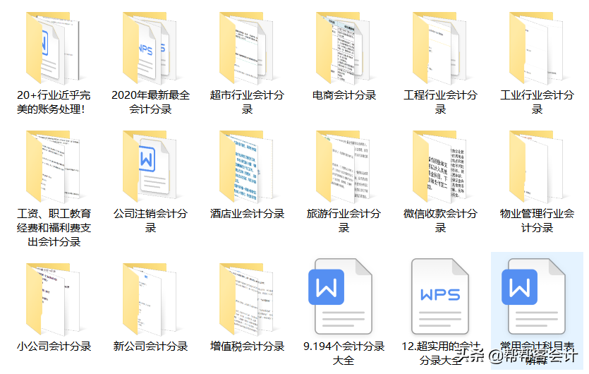 全行业会计分录：超市、电商、建筑、工业、餐饮、旅游（超详细）