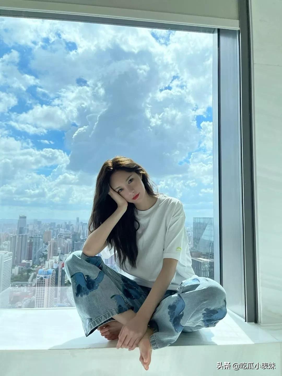 沈梦辰，妙龄花季少女，绽放青春美丽