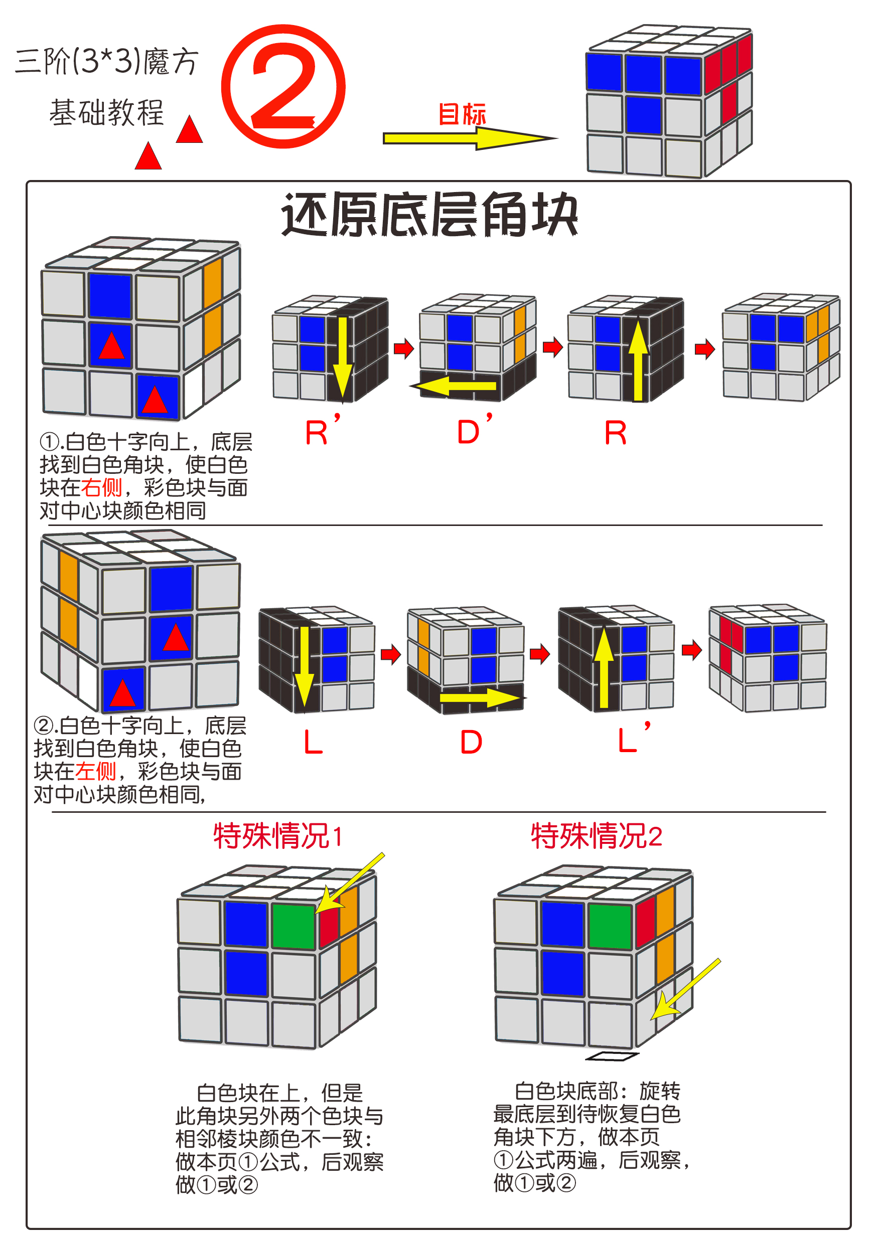 三阶魔方打乱了怎么还原（三阶魔方怎么复原）-第3张图片-科灵网