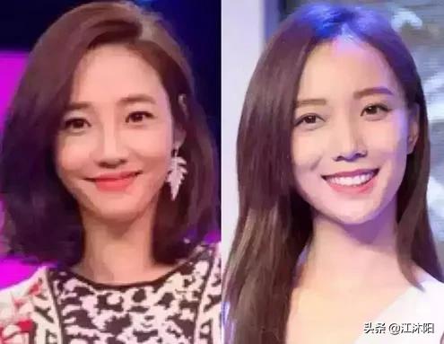 白百何与王珞丹对比照