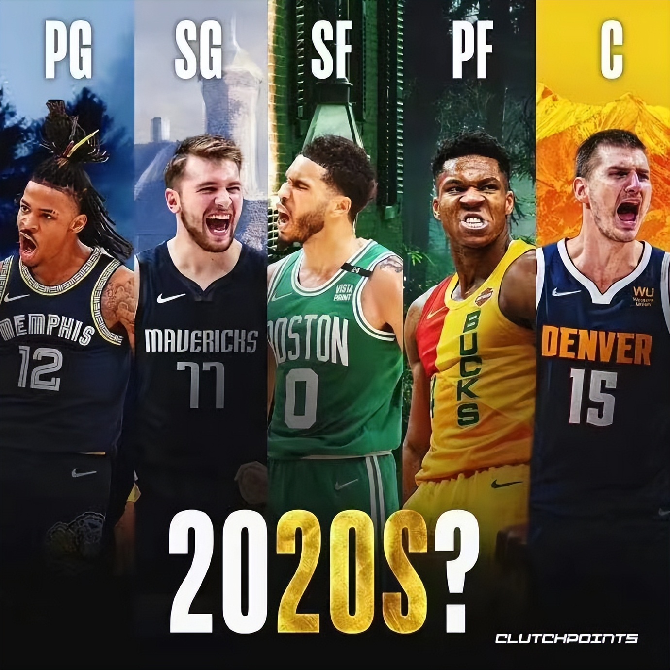 nba籃球隊伍有哪些（美媒列出NBA7個時代最佳陣容，喬魔科詹庫領銜，90年代最強？）