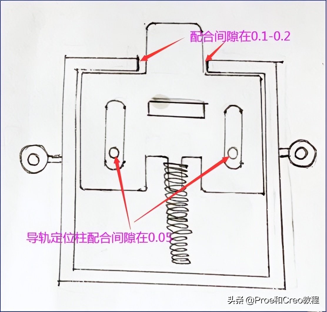 活动按钮结构设计