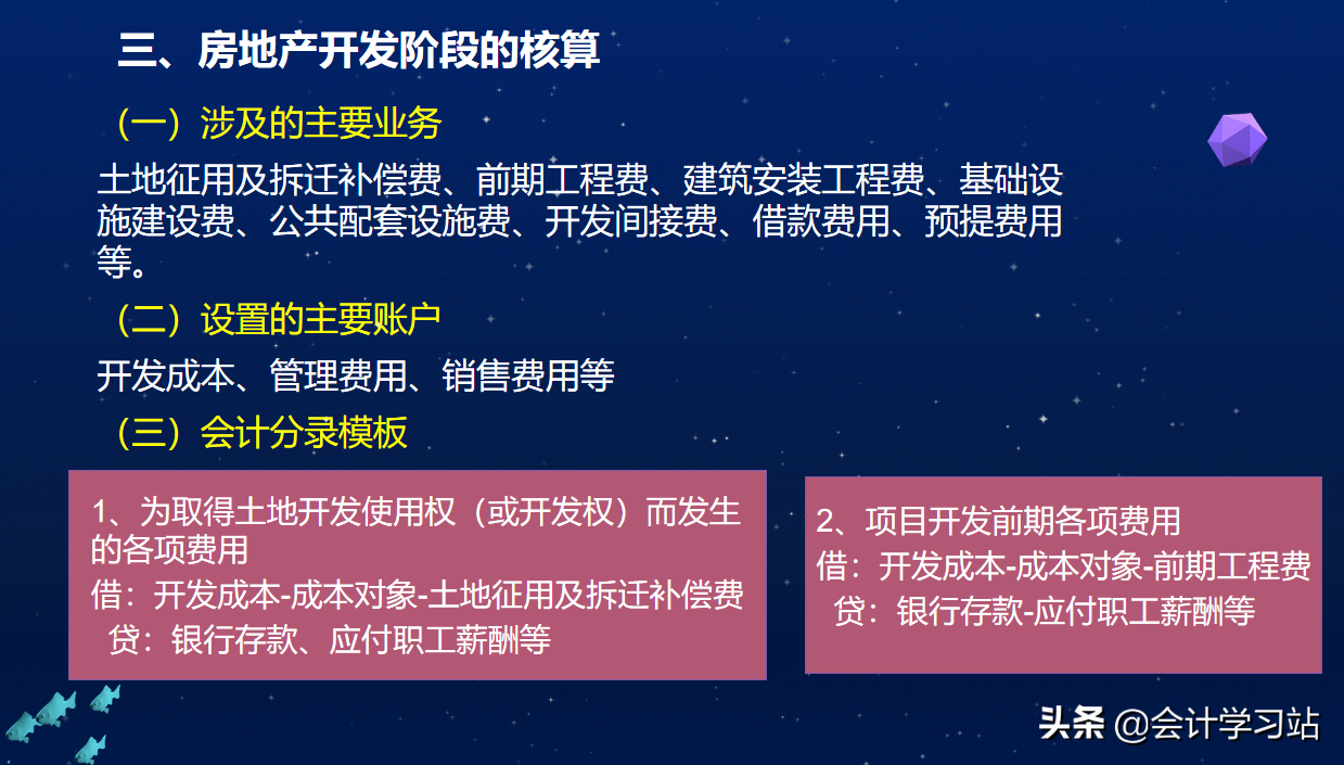 揭秘房地产会计核算全流程，可以说是环环相扣，一个也“逃不掉”