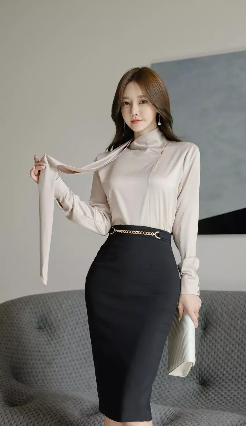 孙允珠韩国大美女宅男女神职业装艺术照片