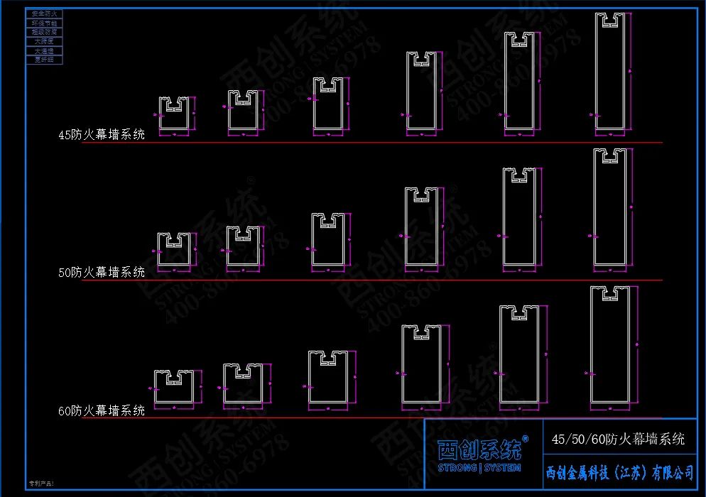 西创系统精制钢超级防腐、防火幕墙系统及隔热、隔断系统性能优势(图5)