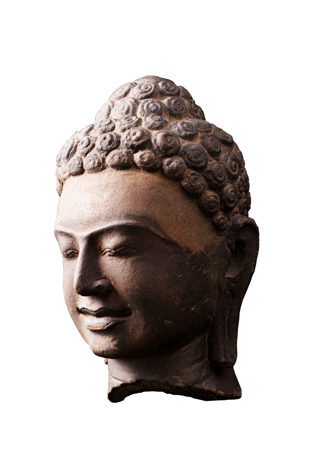 九世纪高棉神像雕塑艺术赏析