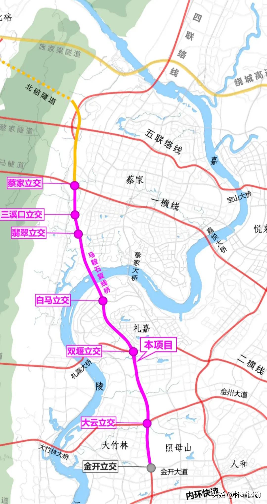 叙永三环路规划图(重庆高速公路2021年新开工项目)