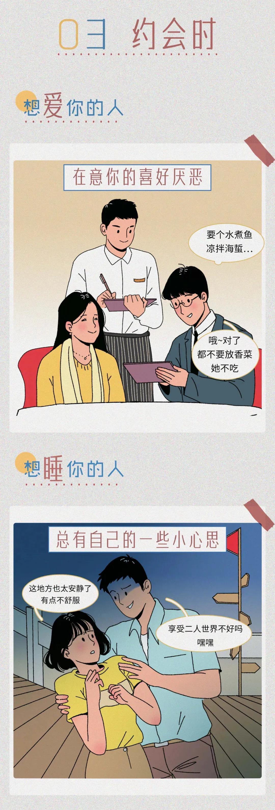 “想爱你”和“想睡你”的区别