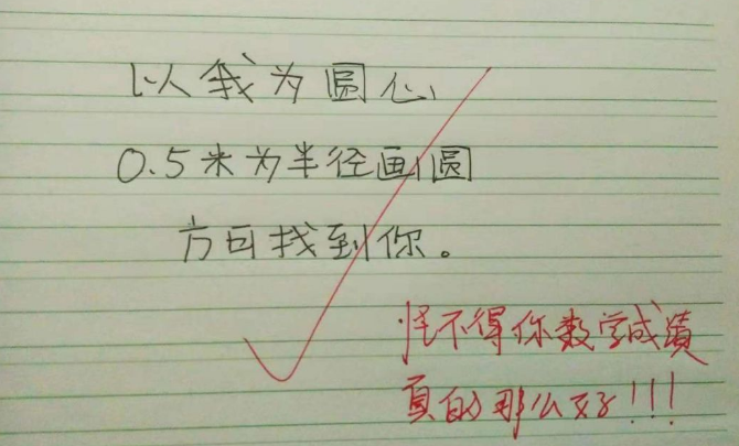初中不同学科学霸送同桌情书走红，差生看不懂，真的很直白