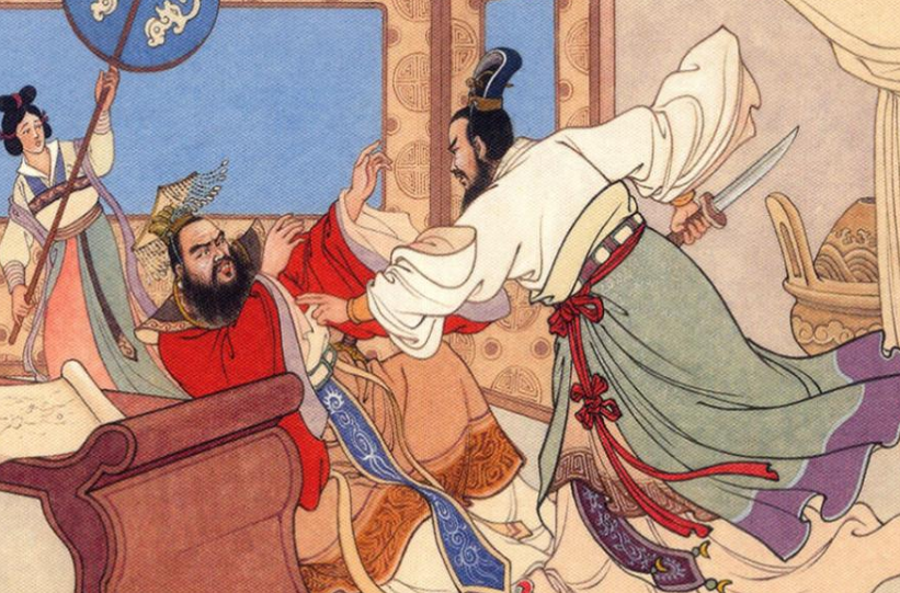 后事情败露,秦王嬴政亲自在朝堂之上把荆轲砍成肉泥,直接指挥秦军即刻