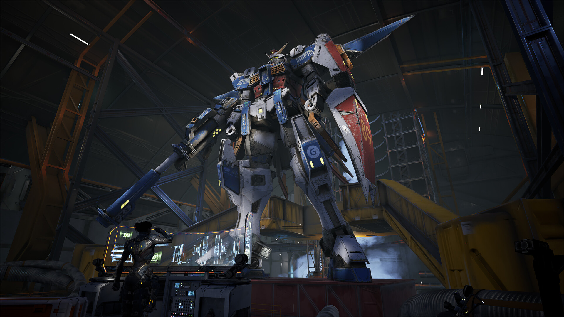 高达插画设计谁还没个机甲梦