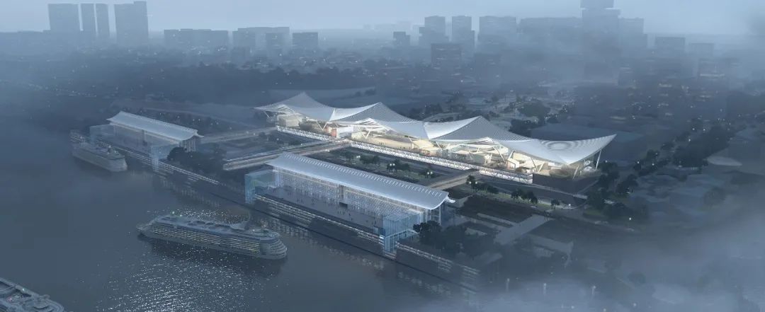 深总院设计入围定标方案：重庆市寸滩国际邮轮中心