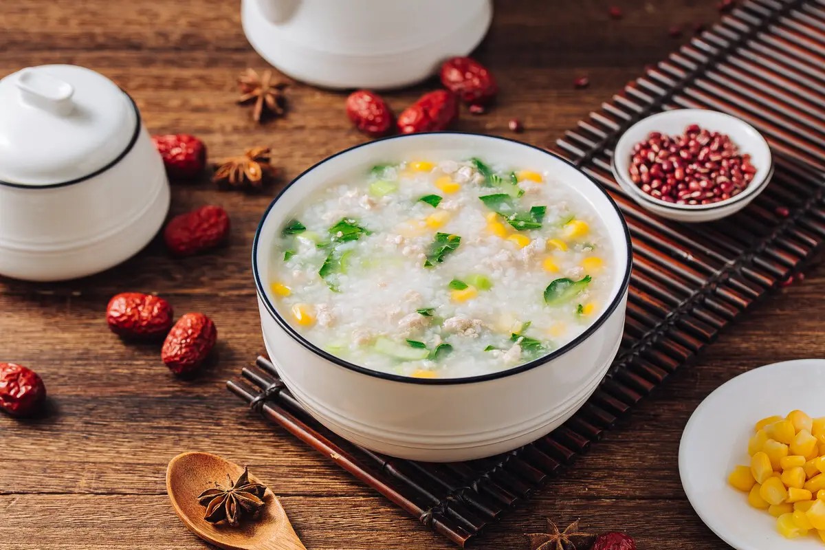 图片[1]-【蔬菜瘦肉粥】做法步骤图  营养丰富 身体更健康-起舞食谱网