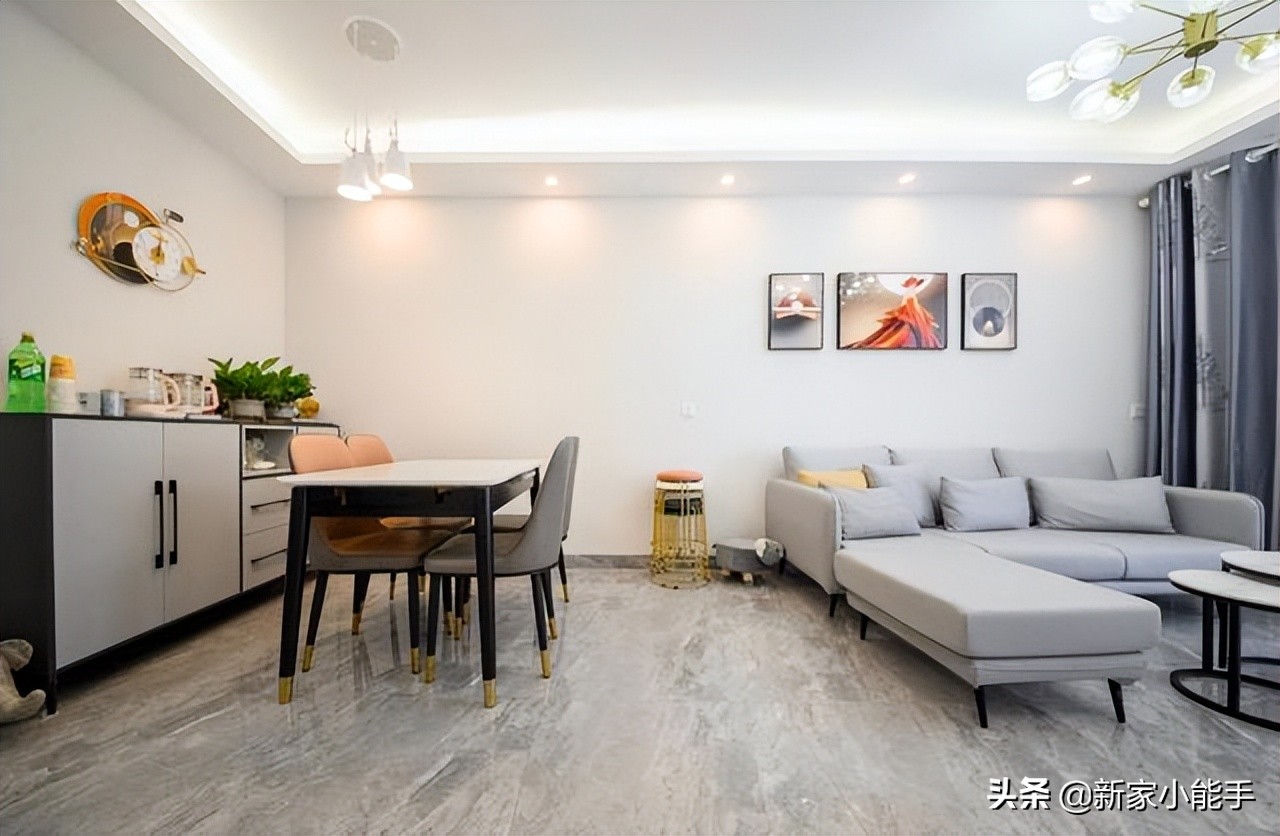 79平现代简约风格，三代同堂生活很幸福，软装全部网购便宜又好看