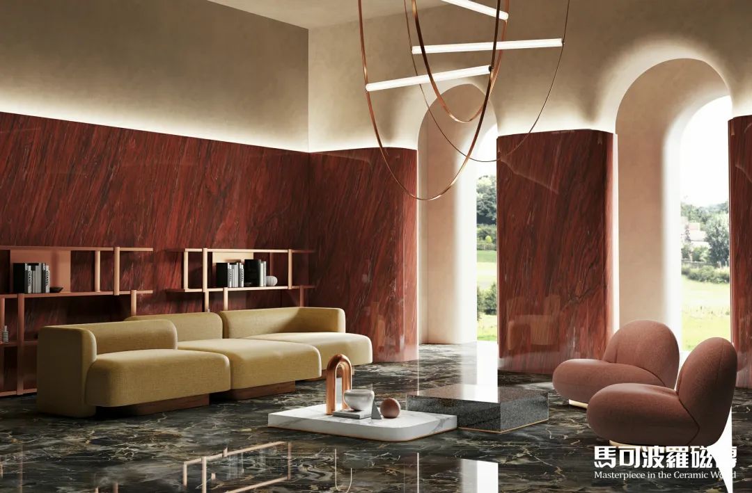 以科技呈現自然美學，馬可波羅AI隨機無限連紋大有紋章