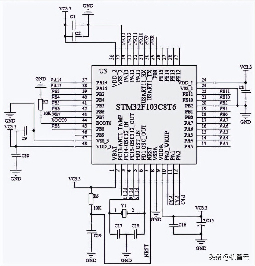 STM32F103C8T6开发板+机智云IoT+智能家居环境控制器