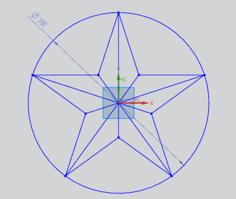 标准五角星画法步骤图图片