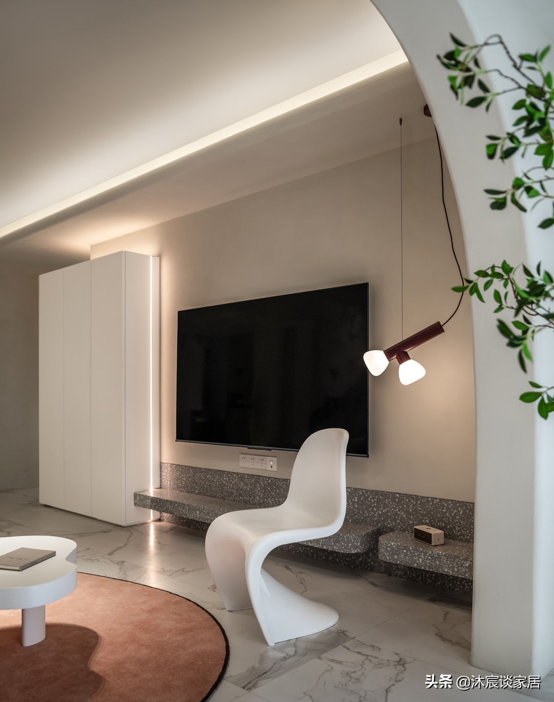 二次装修，她选择奶油色系，室内简约高级，享受温柔甜蜜的生活