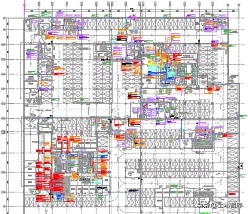 地库机电管线与支吊架如何深化设计？示例学习