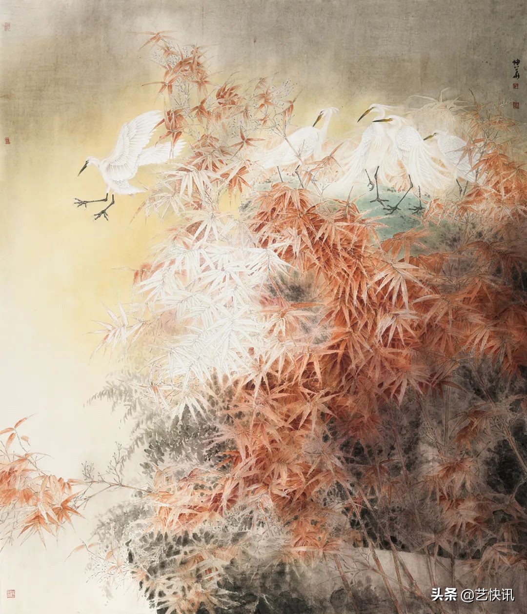 自强不息 · 德立坤华 | 郑坤华-工笔花鸟赏析